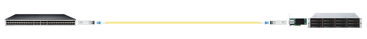 Connection 3 : 25GBASE-LR Connectivity with NIC