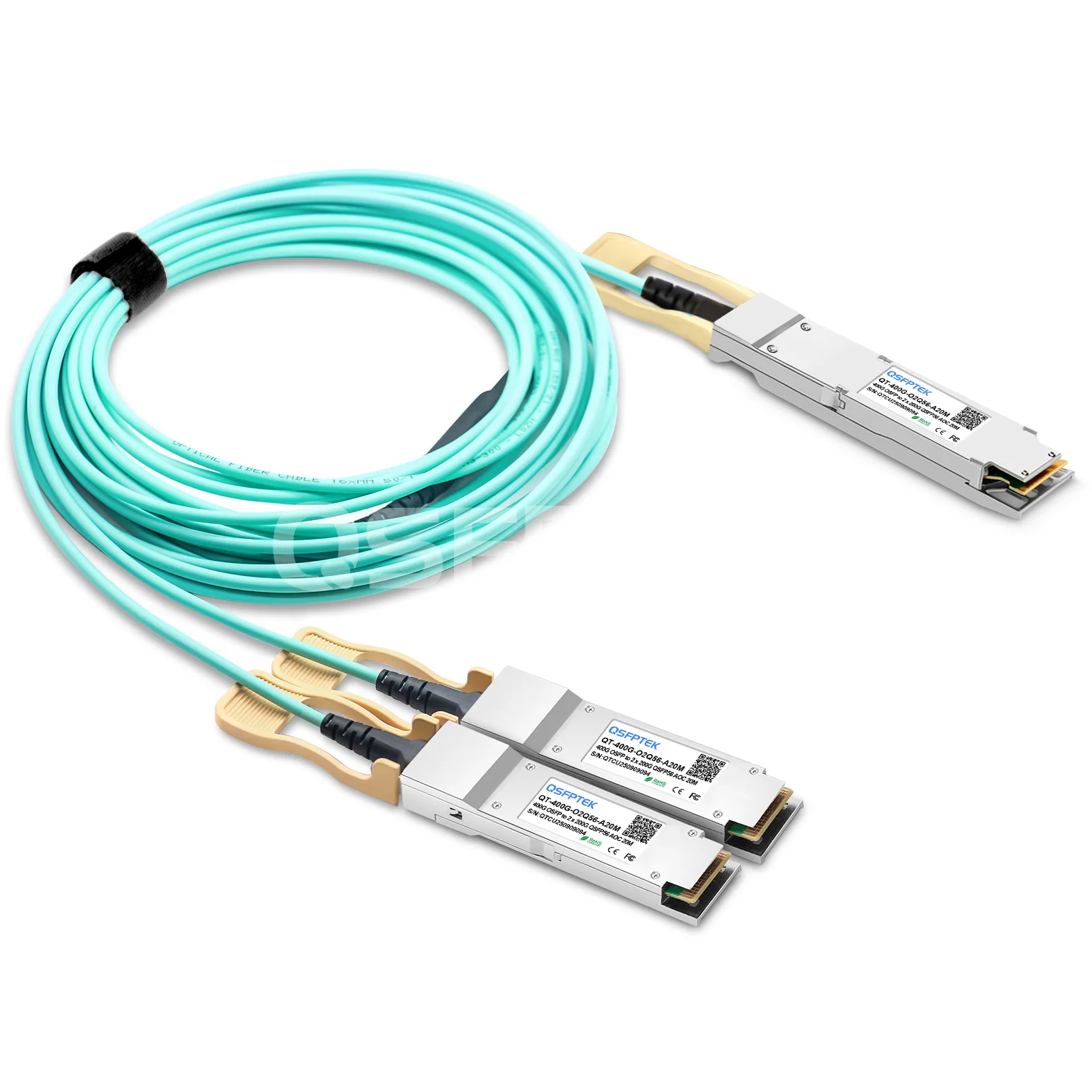 400G アクティブ光ケーブル (AOC) - QSFPTEK