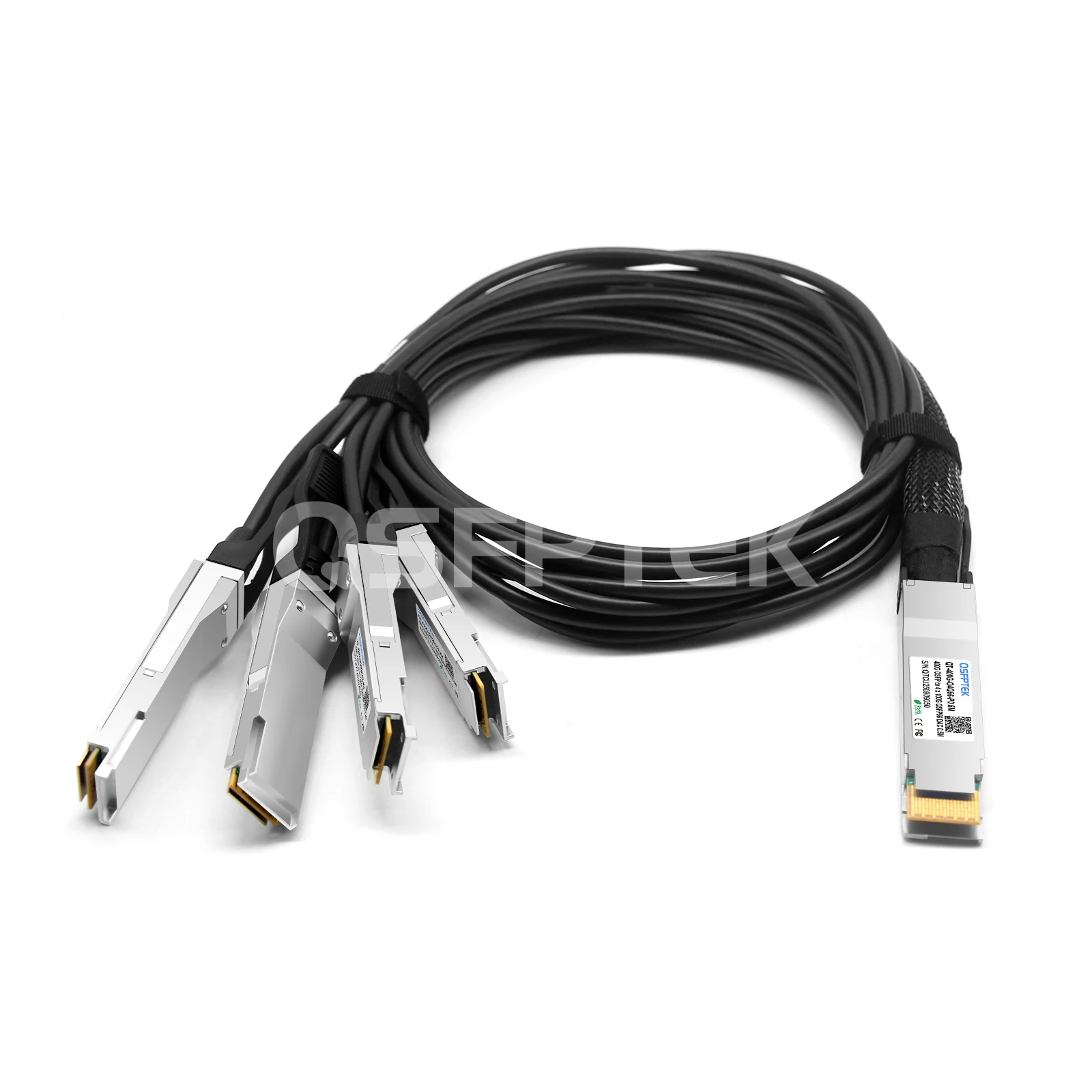 400G QSFP-DD DACケーブル、Mellanox MCP1660-W002E26互換 2m