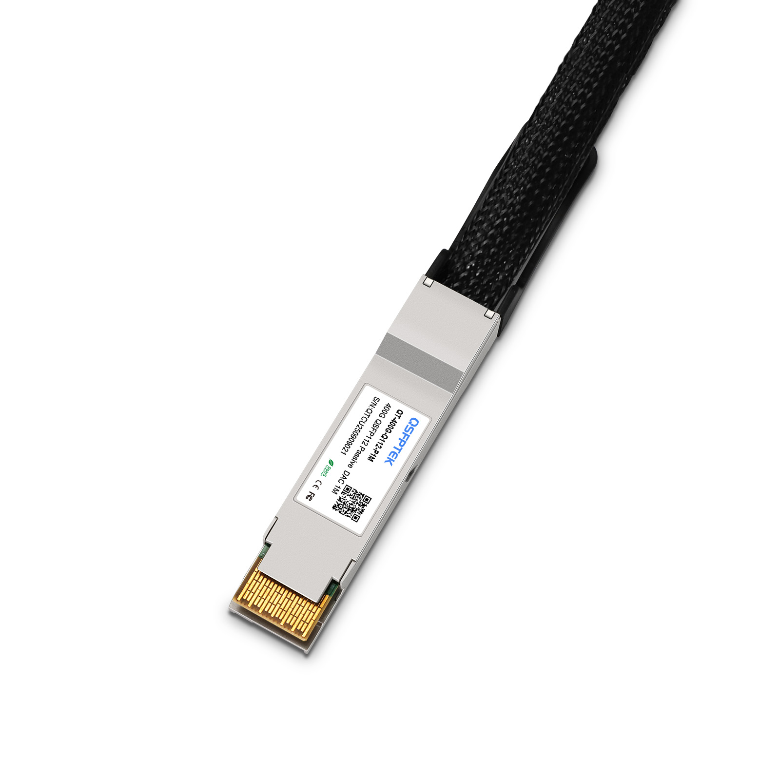 1m 汎用互換 400G QSFP112 パッシブ Twinax ダイレクトアタッチ銅線