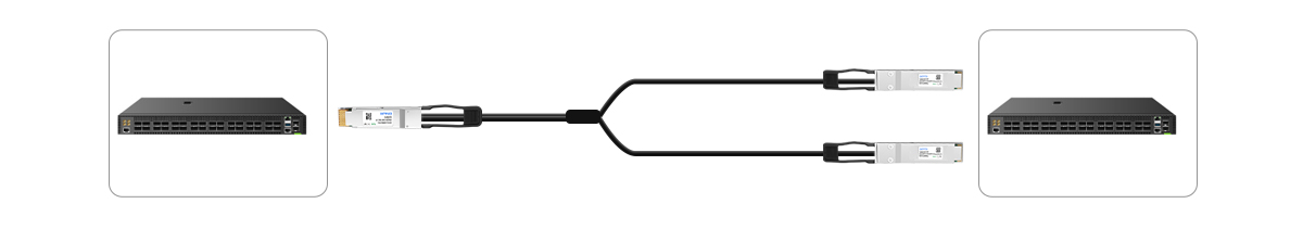 400G QSFP-DD to 2x 200G QSFP56
