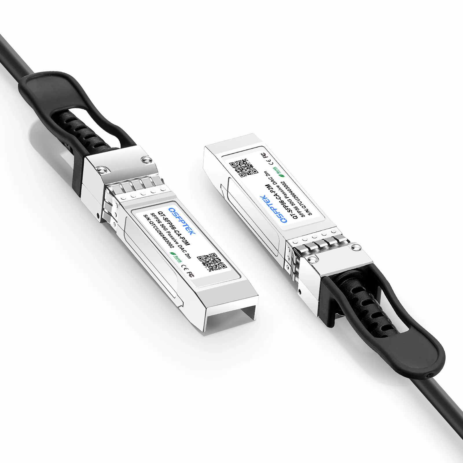 2m (7ft) Generic Compatible 50G SFP56 Ethernet Passive Twinax Direct ...