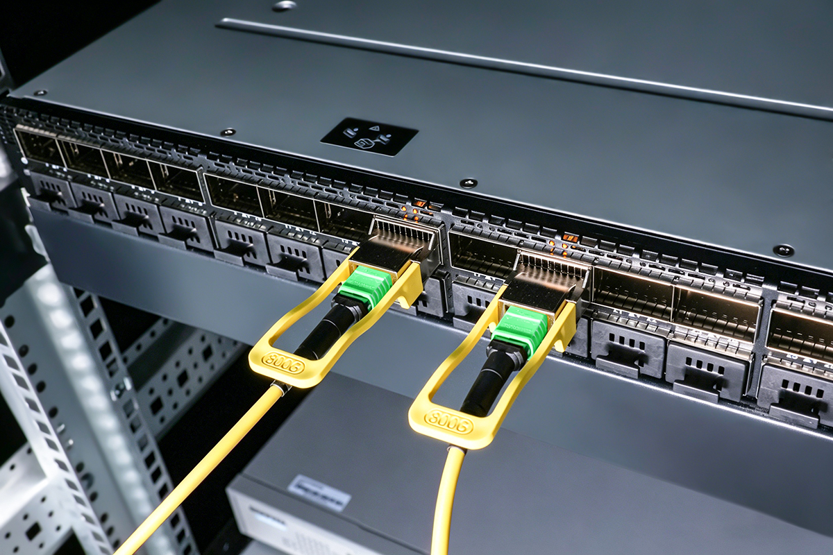 QT-OSFP-800G-DR8-IHS compatibility test on NVIDIA QM9700