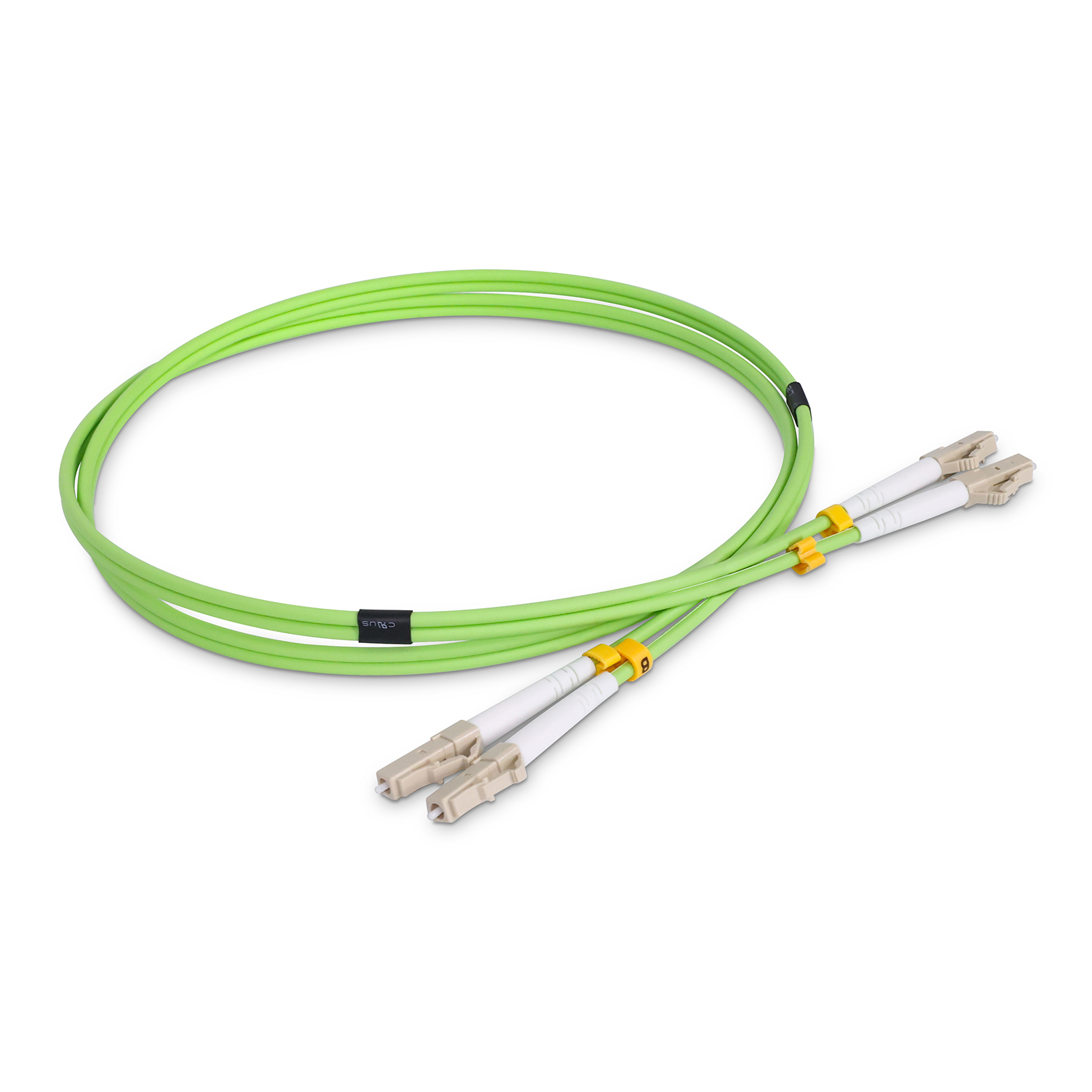 3m LC UPC Duplex to LC UPC Duplex OM5 50/125 Multimode Fiber Patch ...