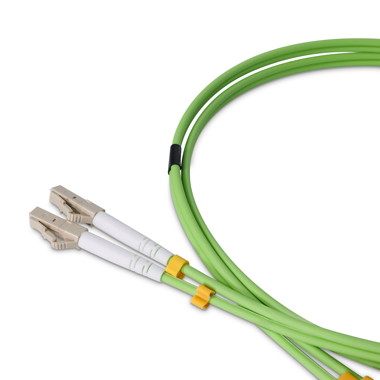 3m LC UPC Duplex to LC UPC Duplex OM5 50/125 Multimode Fiber Patch ...
