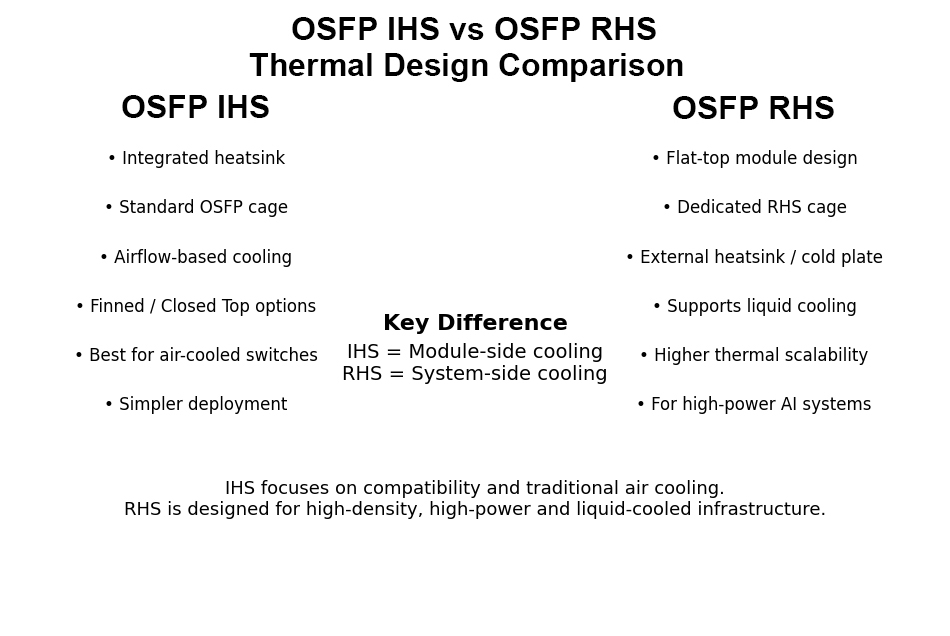 The OSFP IHS vs OSFP RHS