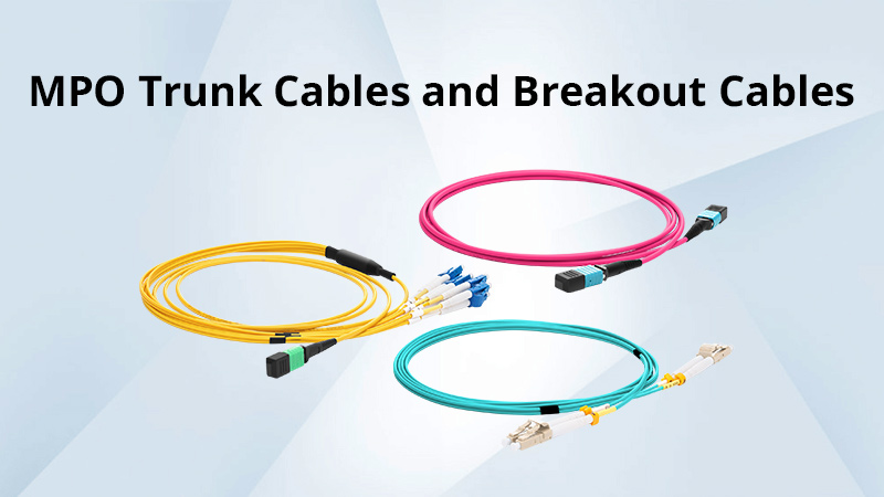 MPO Trunk Cables and MPO Breakout Cables